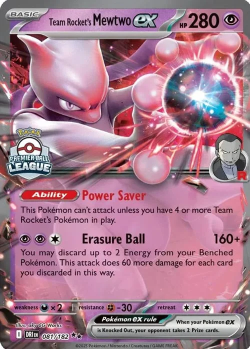 Team Rocket's Mewtwo ex — League Promos