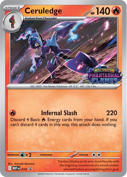 Ceruledge — MEP Black Star Promos
