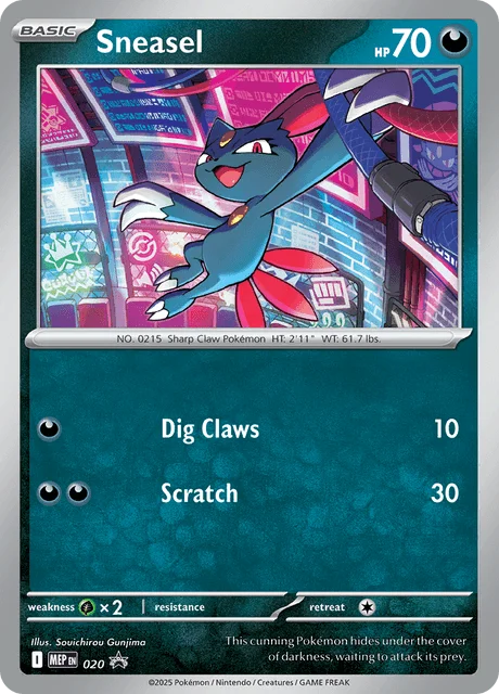 Sneasel — MEP Black Star Promos