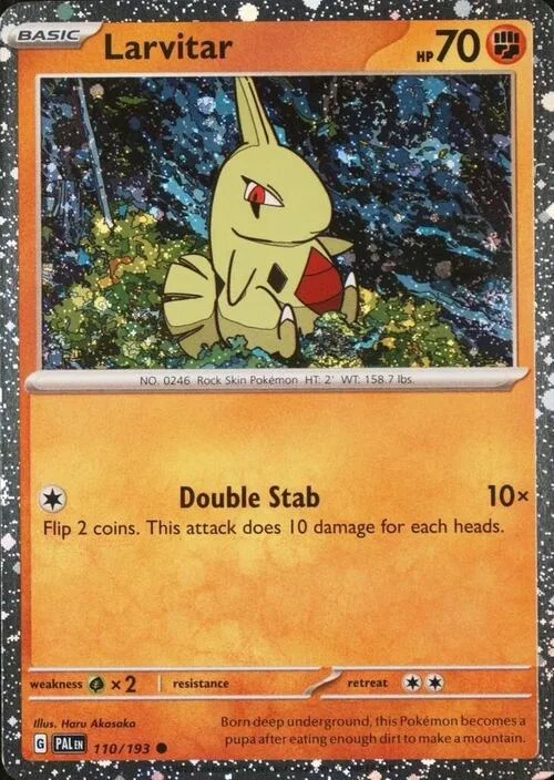 Larvitar — Theme Deck & Blisters Exclusives