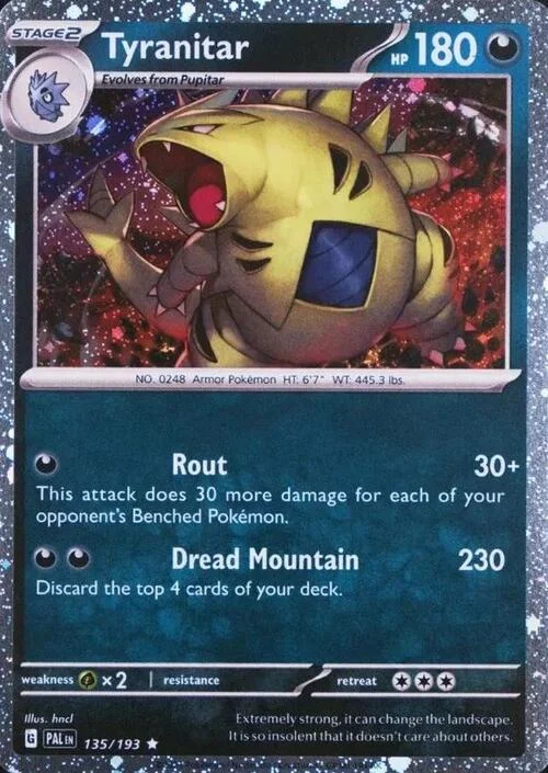 Tyranitar — Theme Deck & Blisters Exclusives