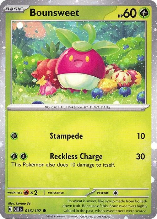Bounsweet — Theme Deck & Blisters Exclusives