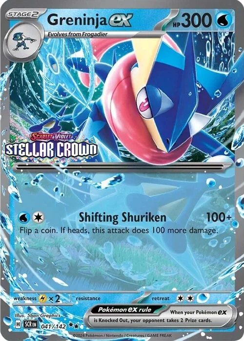 Greninja ex — Theme Deck & Blisters Exclusives