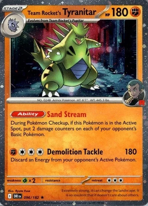 Team Rocket's Tyranitar — Theme Deck & Blisters Exclusives