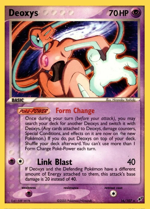 Deoxys — Theme Deck & Blisters Exclusives