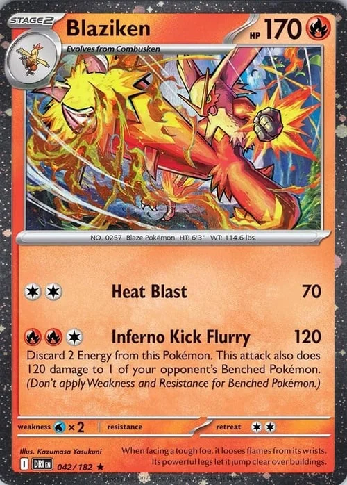Blaziken — Theme Deck & Blisters Exclusives