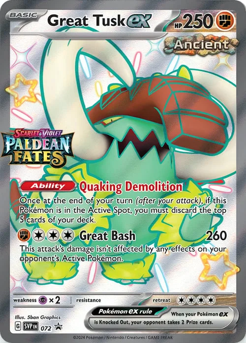 Great Tusk ex — Theme Deck & Blisters Exclusives