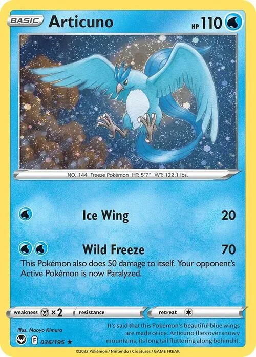 Articuno — Theme Deck & Blisters Exclusives