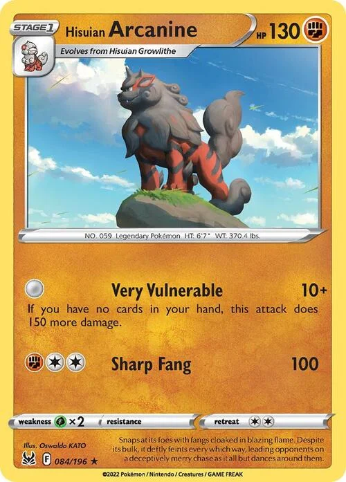 Hisuian Arcanine — Theme Deck & Blisters Exclusives