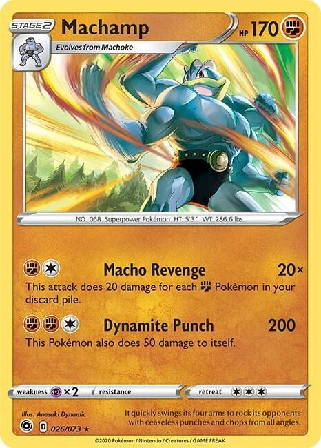 Machamp — Theme Deck & Blisters Exclusives