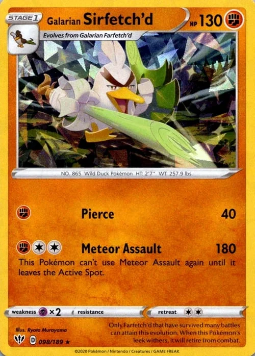 Galarian Sirfetch'd — Theme Deck & Blisters Exclusives