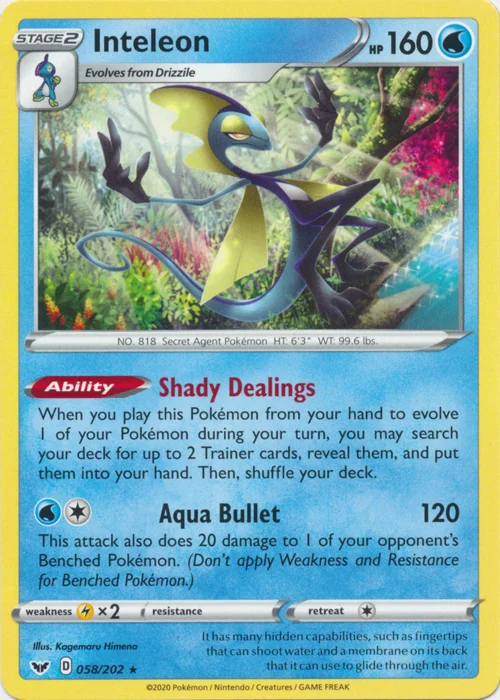 Inteleon — Theme Deck & Blisters Exclusives