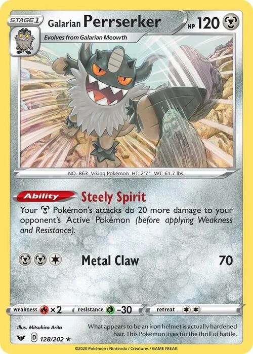 Galarian Perrserker — Theme Deck & Blisters Exclusives