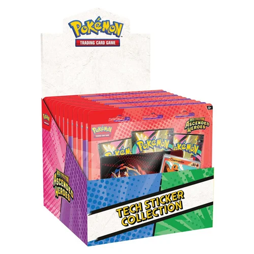 Ascended Heroes: Tech Sticker Collection Display — Ascended Heroes