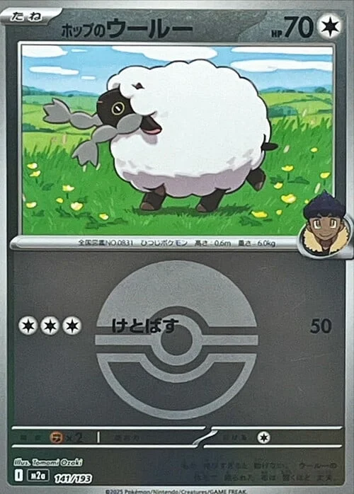 Hop's Wooloo — MEGA Dream ex - Ball & Rocket Reverse Holo