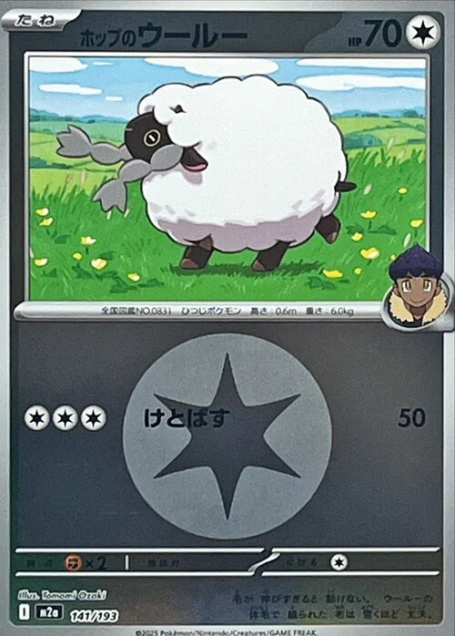 Hop's Wooloo — MEGA Dream ex - Energy Reverse Holo