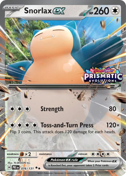Snorlax ex — Theme Deck & Blisters Exclusives