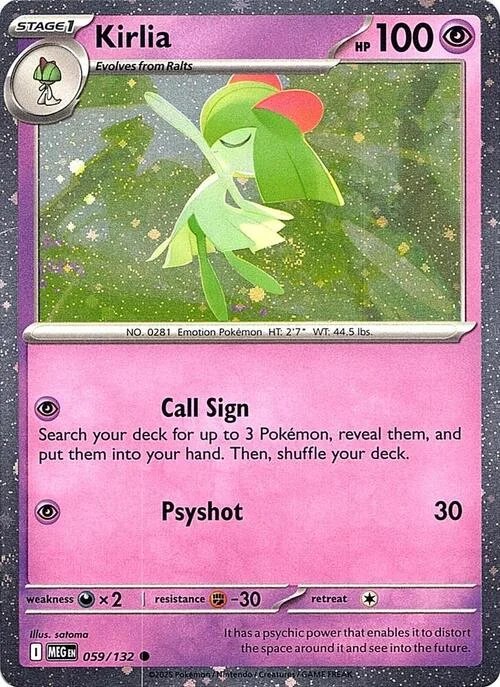 Kirlia — Theme Deck & Blisters Exclusives