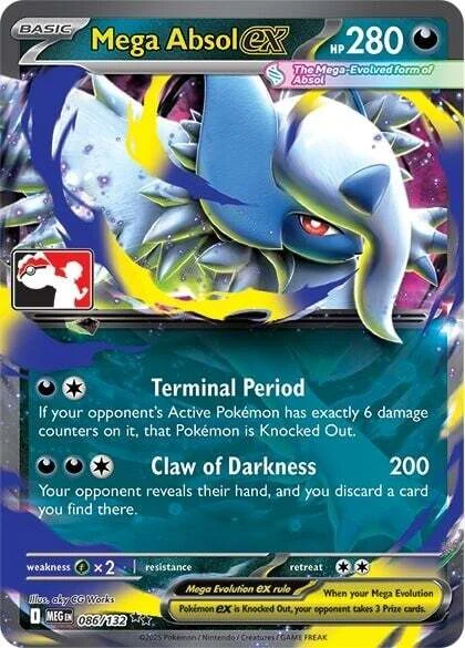 Mega Absol ex — Play! Pokémon Prize Pack Series