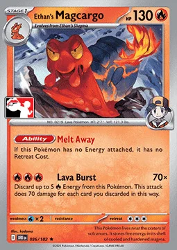 Ethan's Magcargo — Play! Pokémon Prize Pack Series