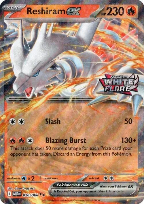 Reshiram ex — Prerelease Promos