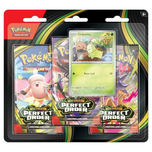 Perfect Order: Chikorita 3-Pack Blister — Perfect Order