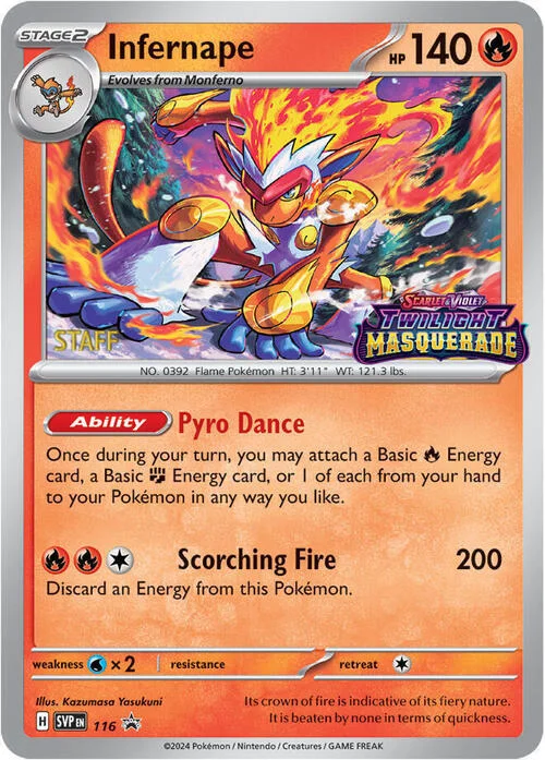 Infernape — Prerelease Promos