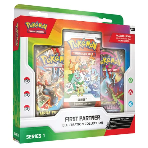First Partner Illustration Collection — Mega Evolution
