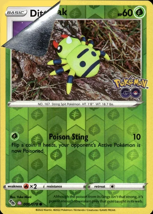 Spinarak — Pokémon TCG: Pokémon GO