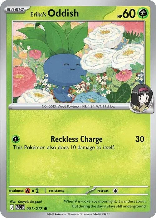 Erika's Oddish — Ascended Heroes