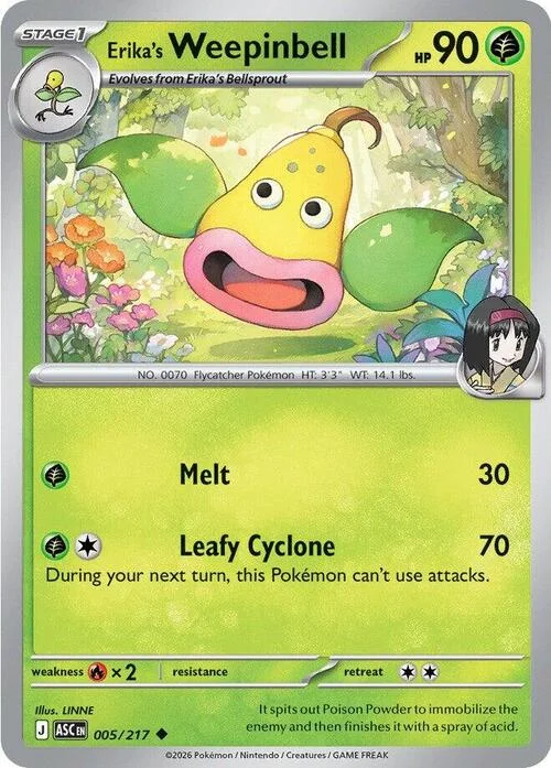 Erika's Weepinbell — Ascended Heroes
