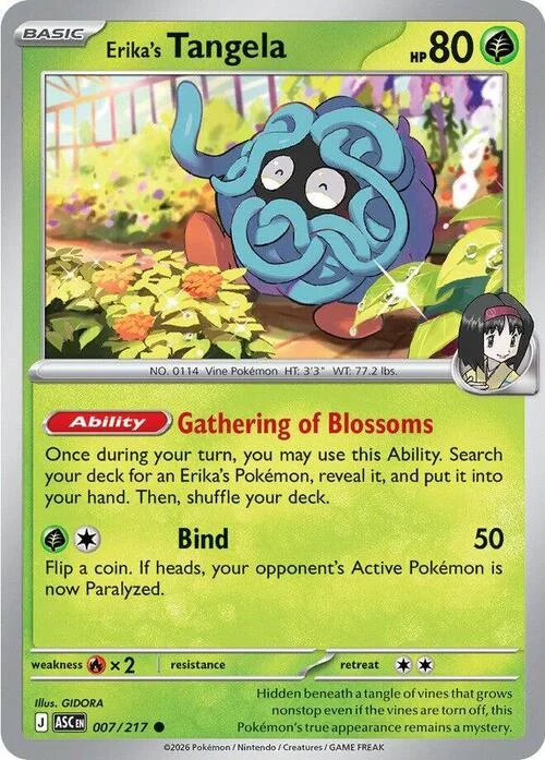 Erika's Tangela — Ascended Heroes