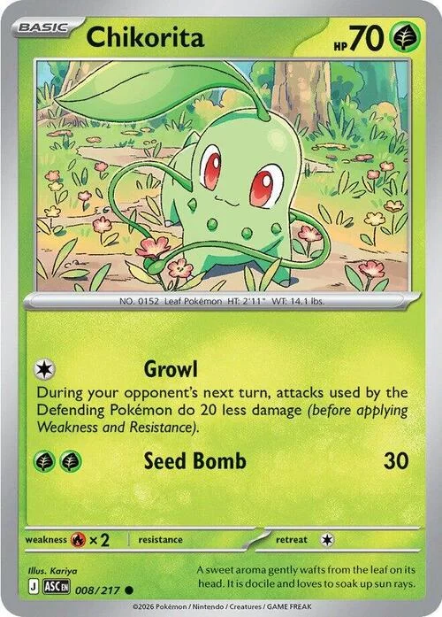Chikorita — Ascended Heroes