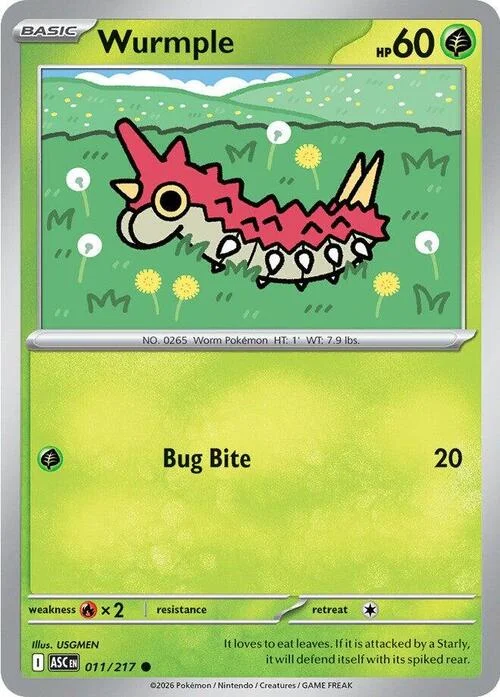 Wurmple — Ascended Heroes