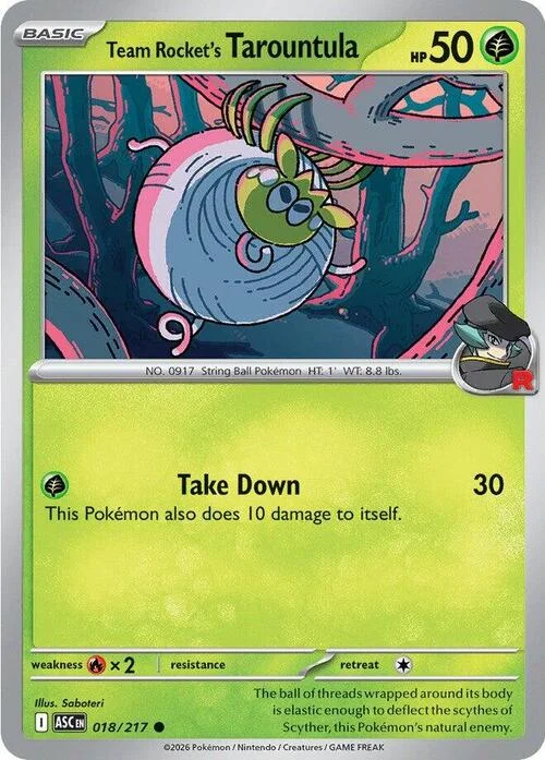 Team Rocket's Tarountula — Ascended Heroes