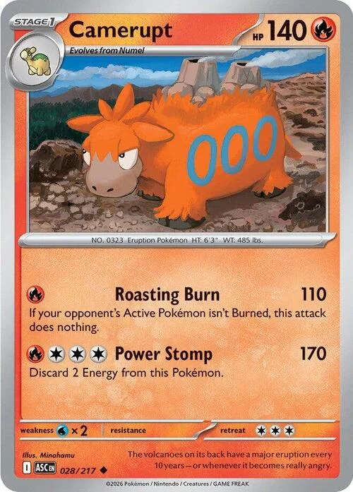 Camerupt — Ascended Heroes