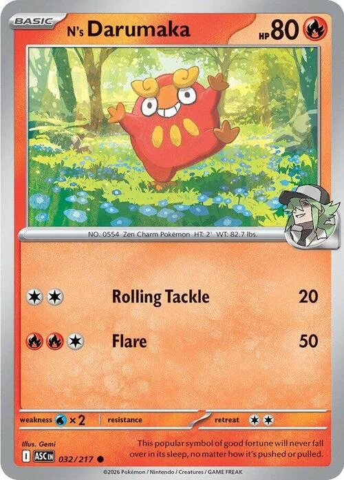 N's Darumaka — Ascended Heroes
