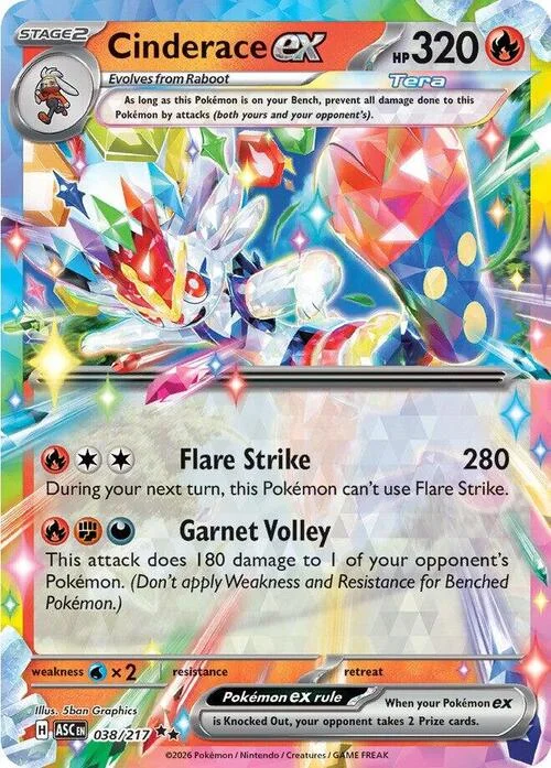 Cinderace ex — Ascended Heroes