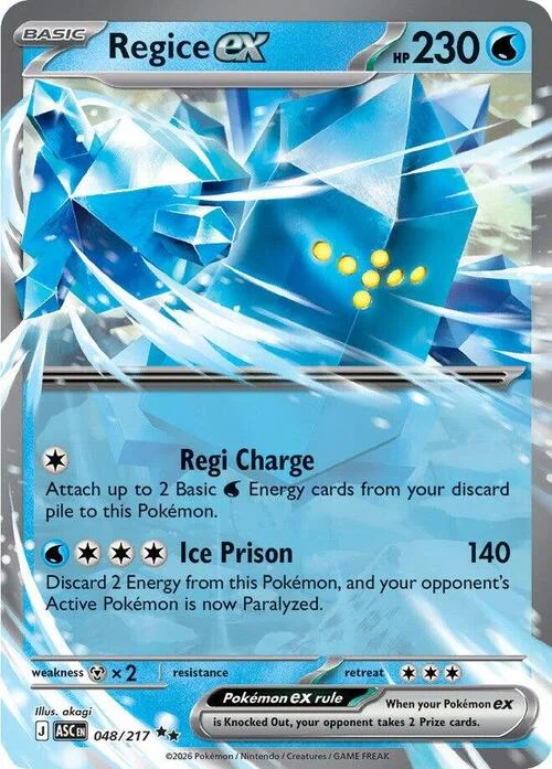 Regice ex — Ascended Heroes