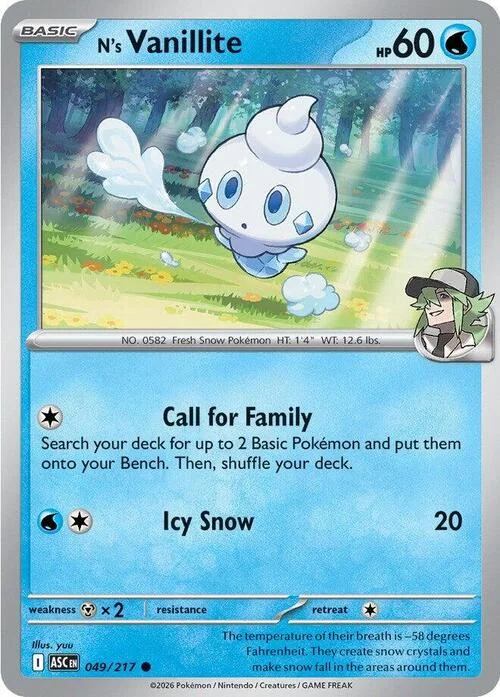 N's Vanillite — Ascended Heroes