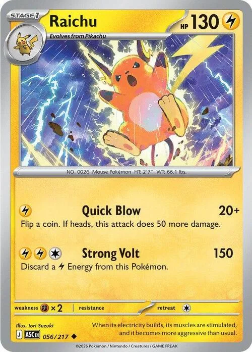 Raichu — Ascended Heroes