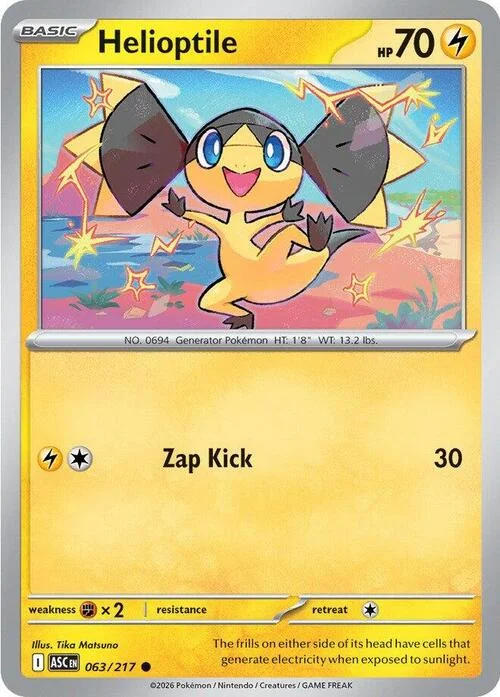 Helioptile — Ascended Heroes
