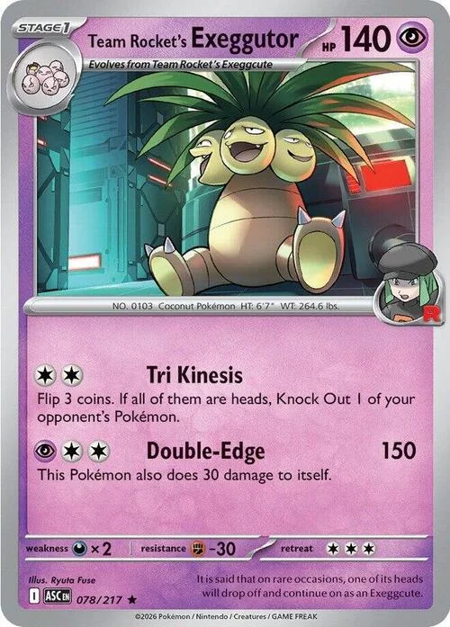 Team Rocket's Exeggutor — Ascended Heroes