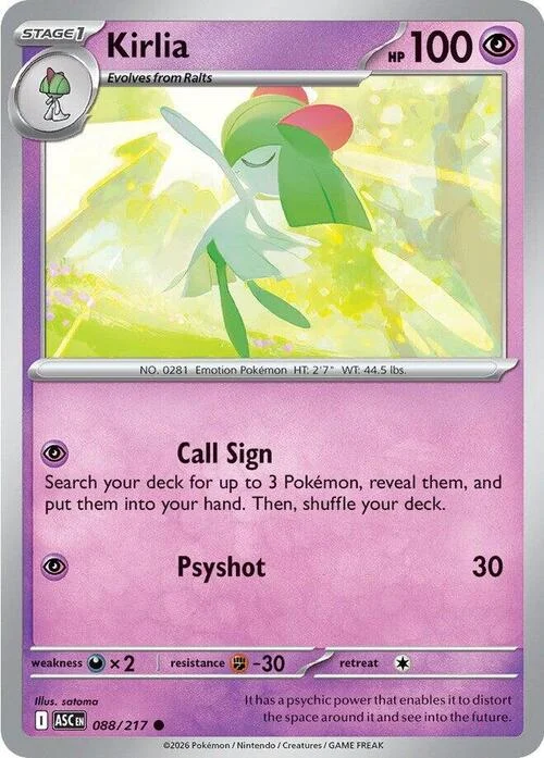 Kirlia — Ascended Heroes