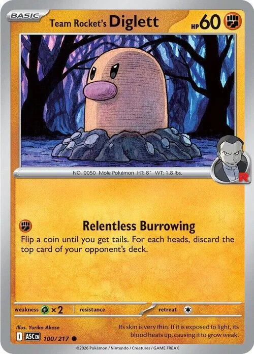 Team Rocket's Diglett — Ascended Heroes