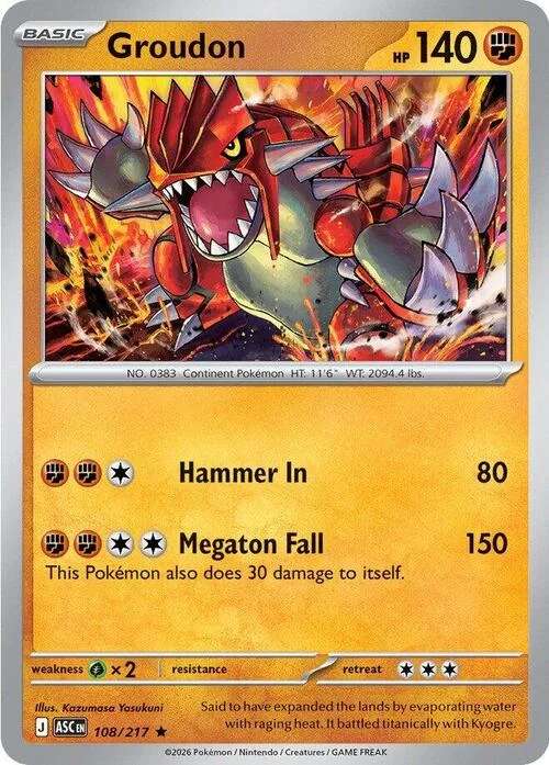 Groudon — Ascended Heroes