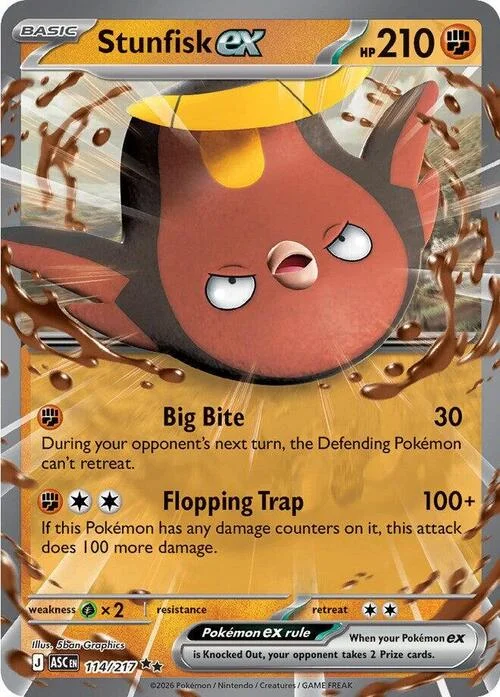 Stunfisk ex — Ascended Heroes