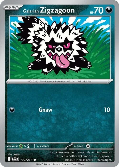 Galarian Zigzagoon — Ascended Heroes