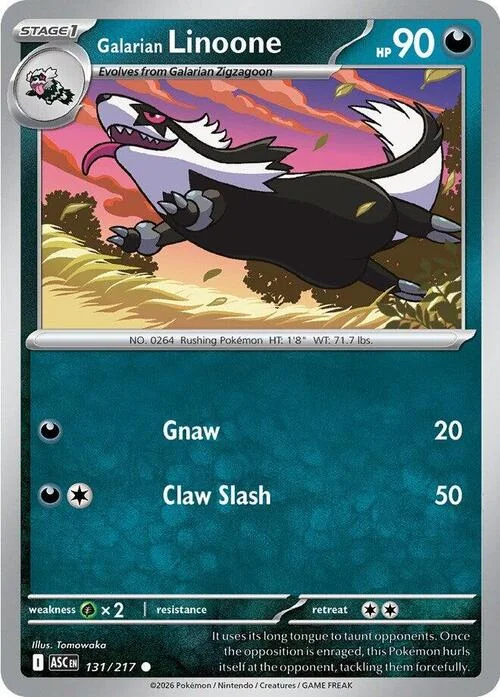 Galarian Linoone — Ascended Heroes