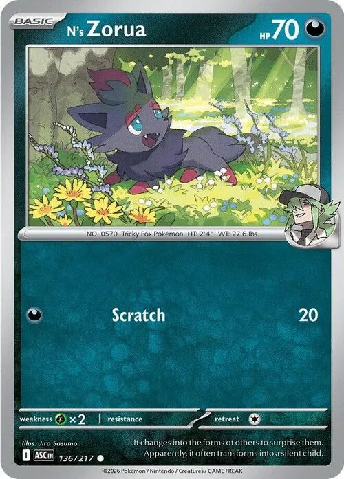 N's Zorua — Ascended Heroes